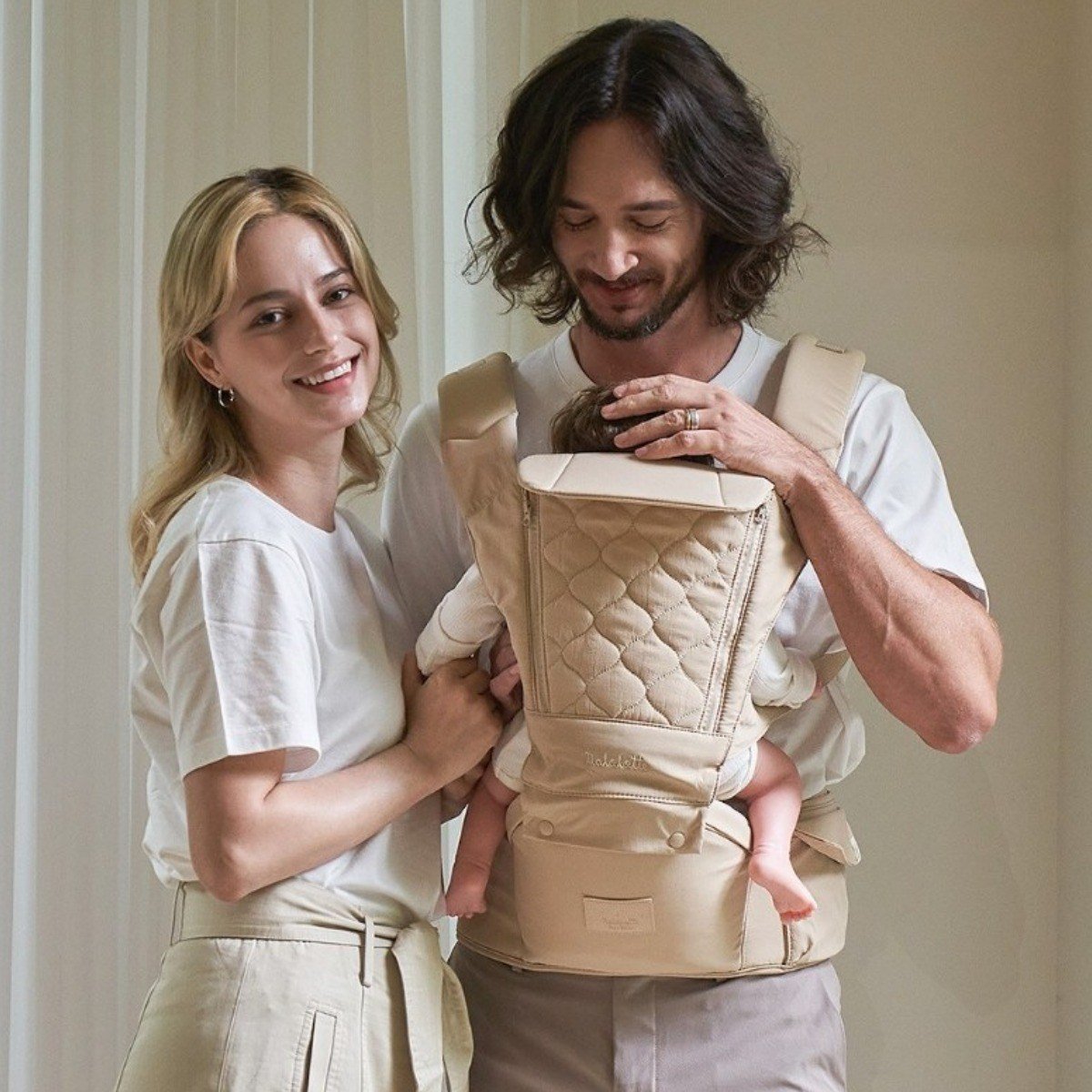 마롤로뜨 올인원 아기띠 힙시트 포대기 애기띠 신생아 아기힙시트 슬링띠, 내추럴 베이지_아기띠힙시트쿠폰할인· 00:53:02 상세 이미지 1