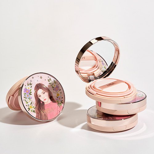 미바 왕쿠션 시즌2 대용량 쿠션 파운데이션 25g 본품 + 리필 25g 2P, 21호 화사한피부, 1개 상세 이미지 1