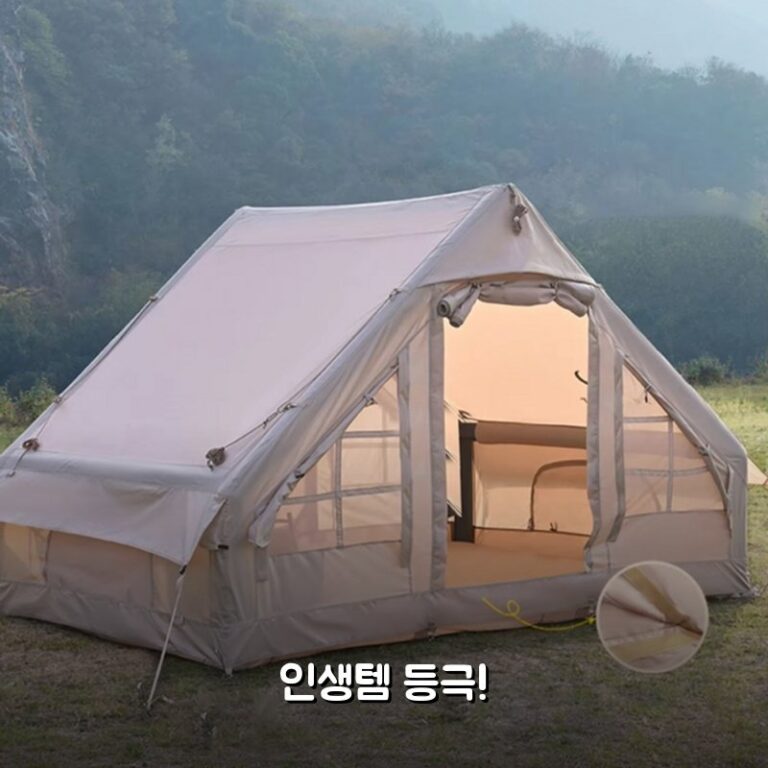 네이처하이크 6.3 에어텐트 써보니 정말 편해요