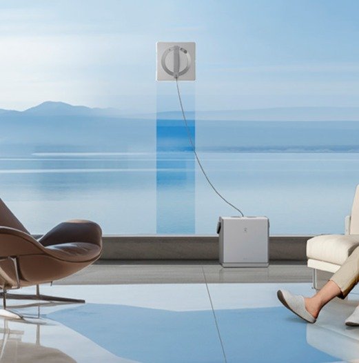 ECOVACS 윈봇 W2 옴니 창문 로봇 청소기 WG821-11, WG821-11EG, 혼합색상 상세 이미지 1