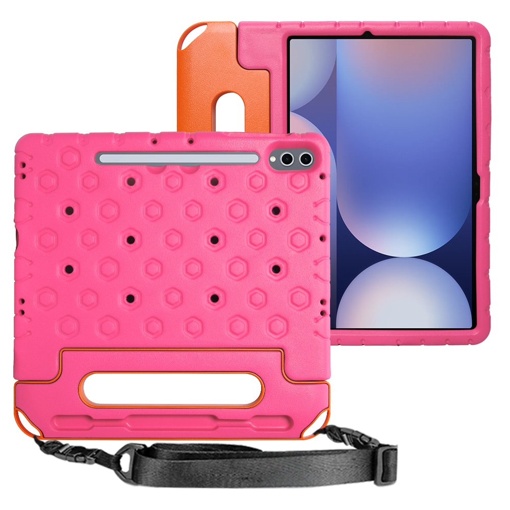 갤럭시탭 S9 FE 플러스 케이스 범퍼 키즈 유아 에바폼 팝비츠 블랙, 탭 S9 FE+/S9+ 상세 이미지 1