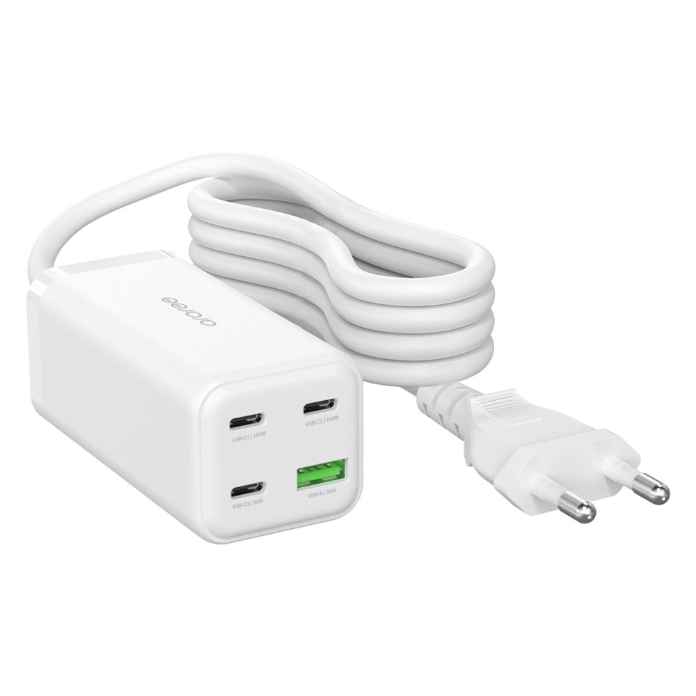 100W GaN 4포트 1.5m 전원선 일체형 PD PPS 초고속 충전기 볼트100 상세 이미지 1