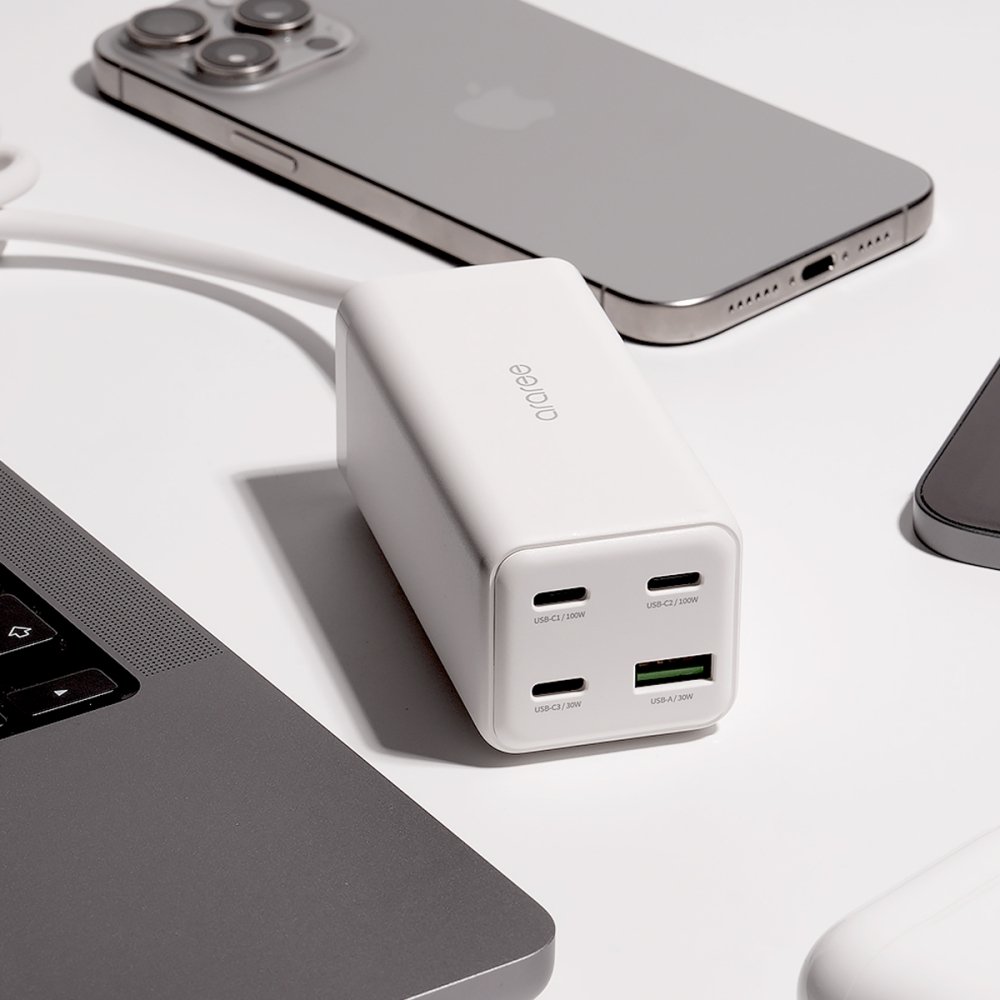 100W GaN 4포트 1.5m 전원선 일체형 PD PPS 초고속 충전기 볼트100 상세 이미지 2