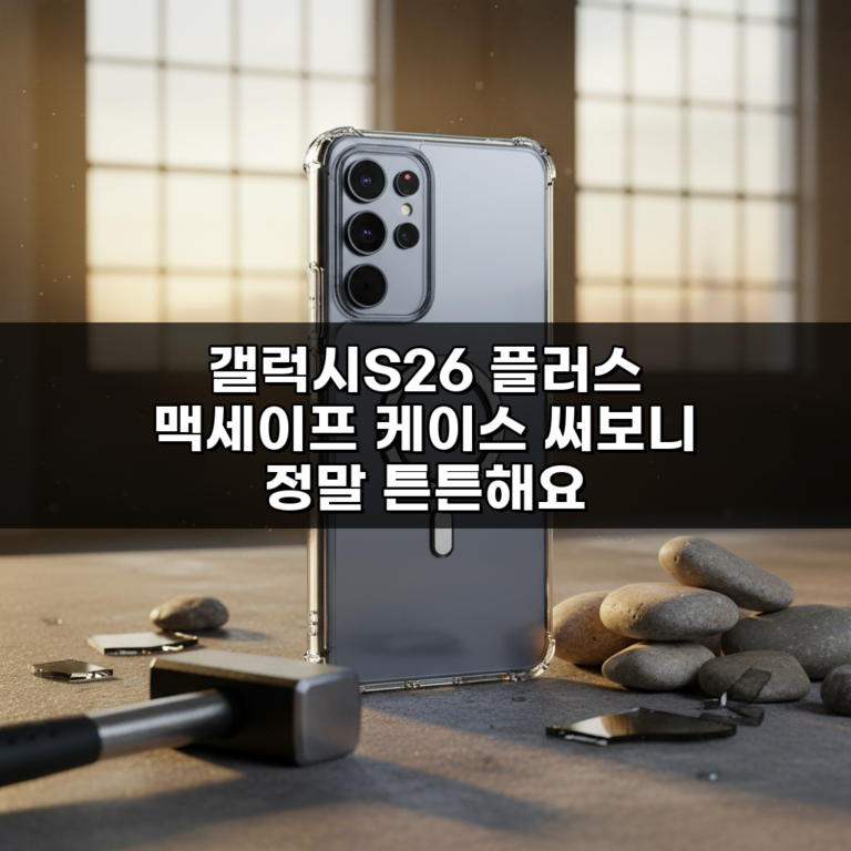 갤럭시S26 플러스 맥세이프 케이스 써보니 정말 튼튼해요