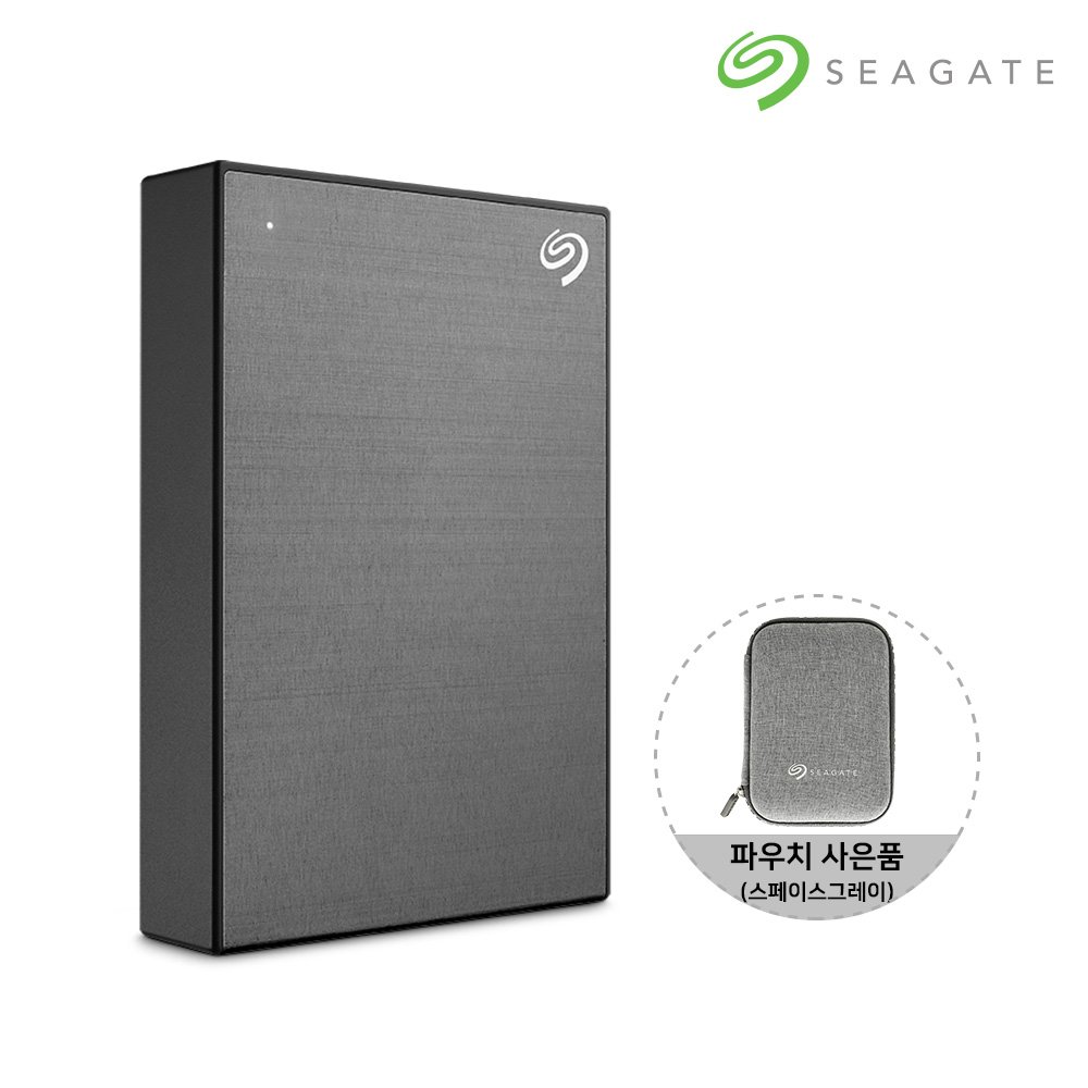 5테라 씨게이트 외장하드 데이터복구 전용파우치 5TB, 스페이스그레이 상세 이미지 1