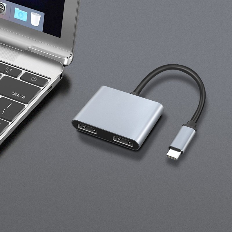 아모란나 C타입 듀얼 모니터 분배기 HDMI 컨버터 MST 허브 2in1 상세 이미지 2