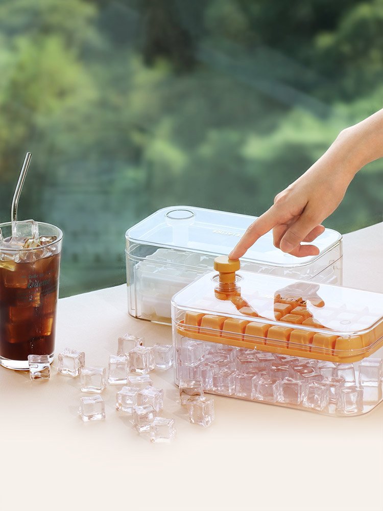 원터치 각얼음트레이 32구 2P+냉동실얼음통+스쿱세트 상세 이미지 1