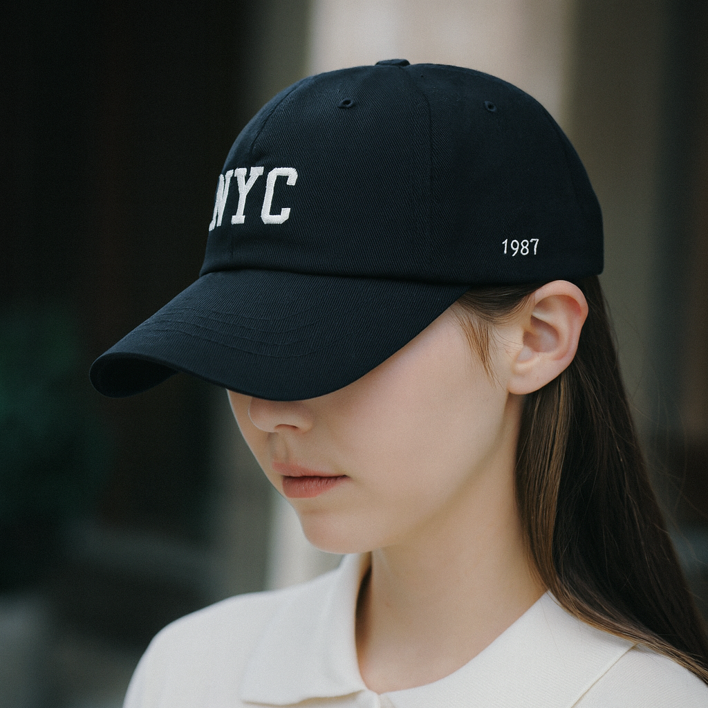 국내제작 NYC1987 레터링 볼캡 캡모자 남자 여자 야구모자 상세 이미지 2