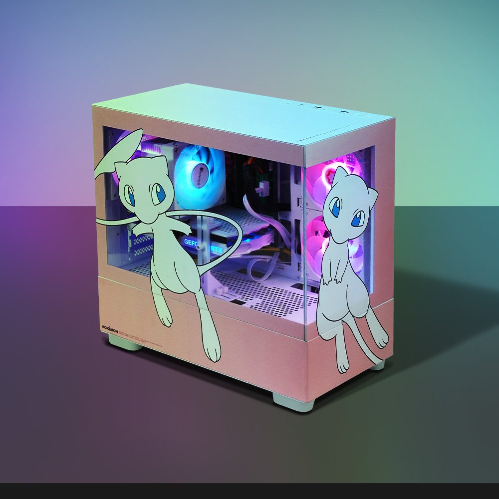 주연테크 포켓몬스터 PC 인텔 코어 울트라7 265K RTX 5060 게이밍 컴퓨터 RAM 16GB SSD 512GB PKM265K56-W 뮤 데스크탑 상세 이미지 1