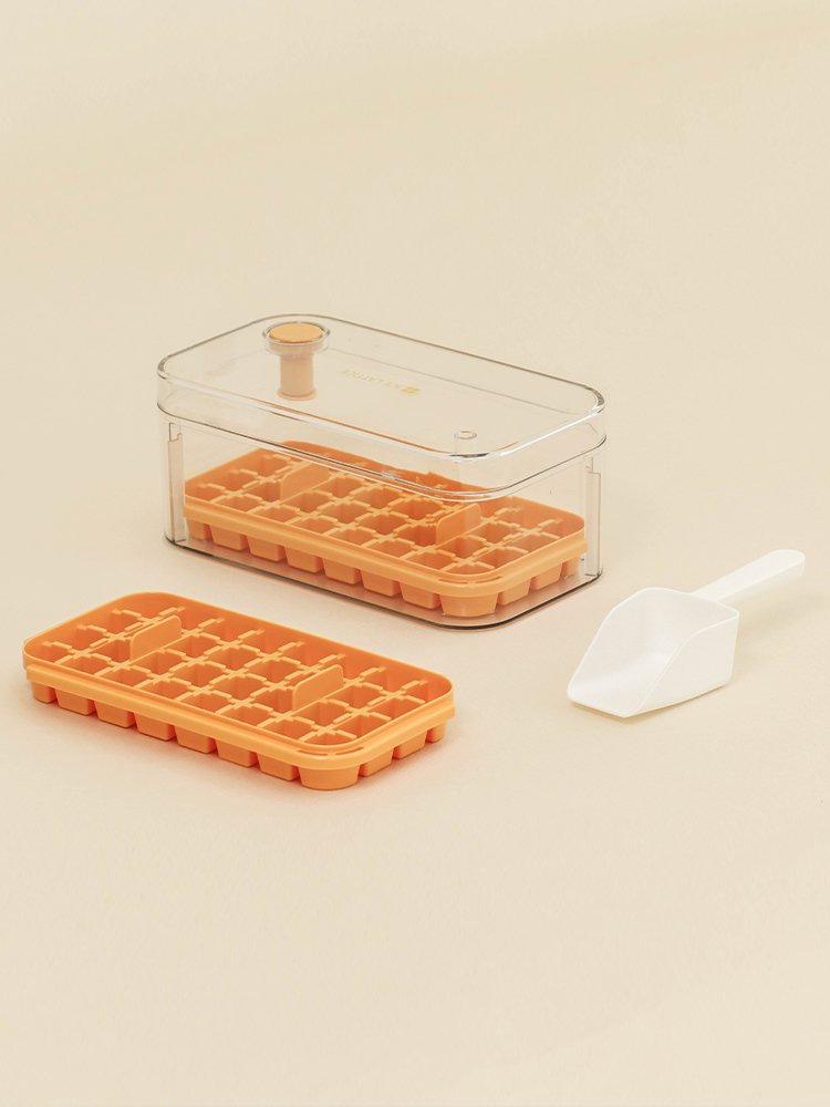 원터치 각얼음트레이 32구 2P+냉동실얼음통+스쿱세트 상세 이미지 1