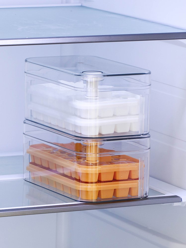 원터치 각얼음트레이 32구 2P+냉동실얼음통+스쿱세트 상세 이미지 2