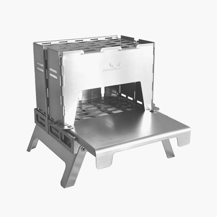 위너웰 백팩 스토브 전용 트레이 보드 세트 티타늄 접이식 화로 받침대 상세 이미지 1