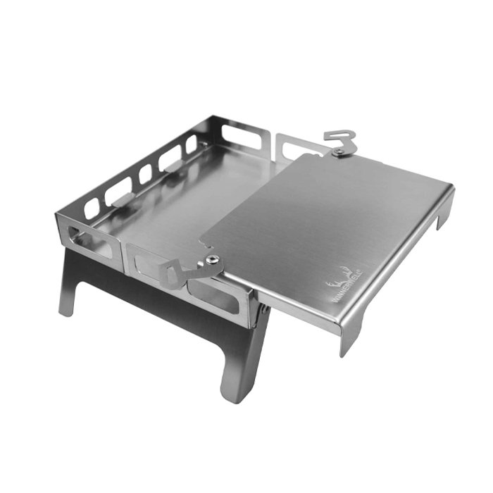 위너웰 백팩 스토브 전용 트레이 보드 세트 티타늄 접이식 화로 받침대 상세 이미지 2