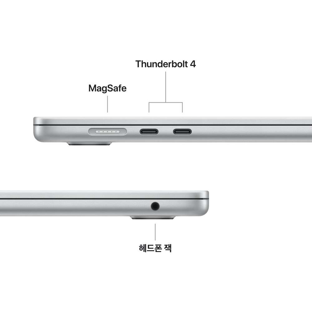(1차예약) 애플 맥북에어 15 M5 (CPU 10코어/GPU 10코어) 24GB 1TB 실버 MDVC4KH/A 상세 이미지 2