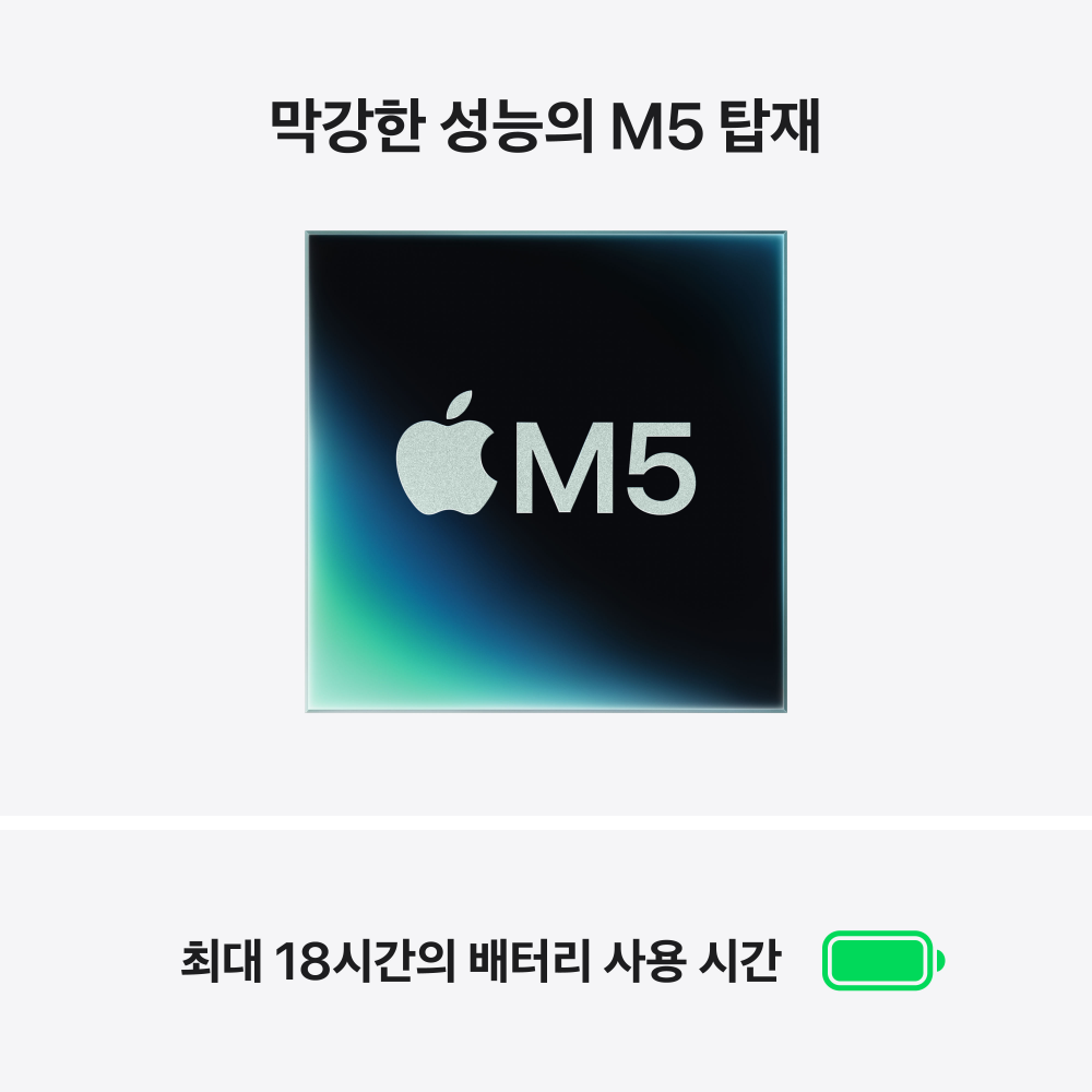 (1차예약) 애플 맥북에어 15 M5 (CPU 10코어/GPU 10코어) 24GB 1TB 실버 MDVC4KH/A 상세 이미지 2